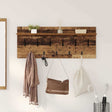 Vidaxl wandgemonteerde kapstok muurmontage oudhout 100 x 40 x 12 cm