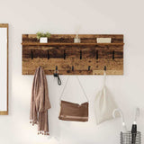 Vidaxl wandgemonteerde kapstok muurmontage oudhout 100 x 40 x 12 cm