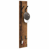 Vidaxl wandgemonteerde kapstok muurmontage oudhout 20 x 1,5 x 100 cm