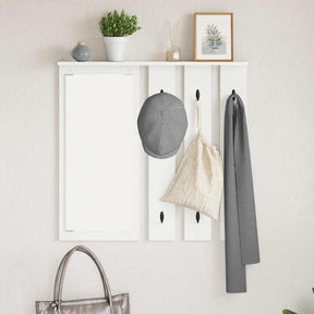 Vidaxl wandgemonteerde kapstok muurmontage wit 84 x 10 x 80 cm