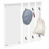 Vidaxl wandgemonteerde kapstok muurmontage wit 84 x 10 x 80 cm