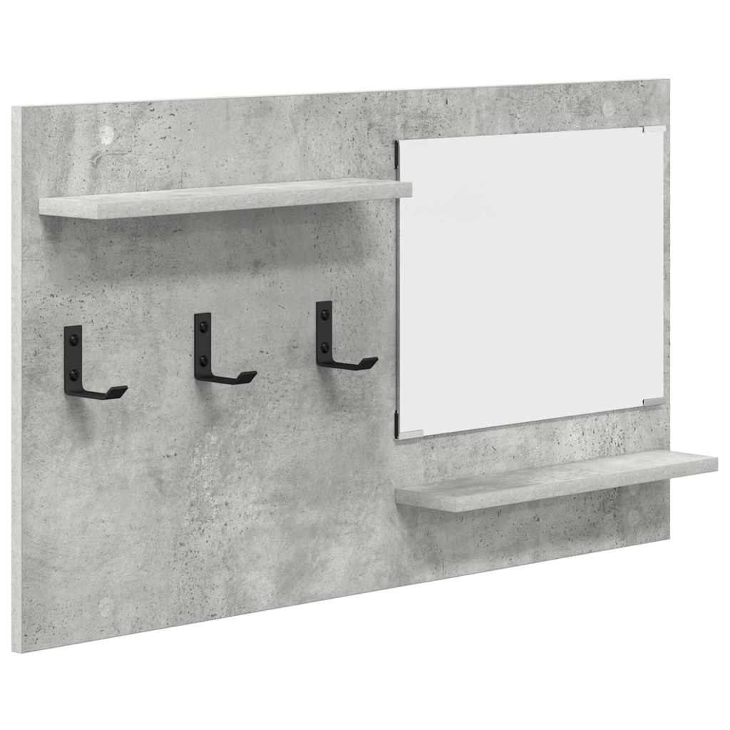 Vidaxl wandgemonteerde kapstok muurmontage beton grijs 90 x 10 x 50 cm