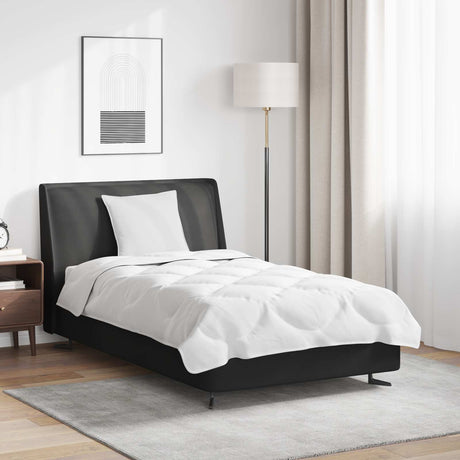 Vidaxl dekbed set met kussen 2 st wit microfibre