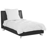 Vidaxl dekbed set met kussen 2 st wit microfibre