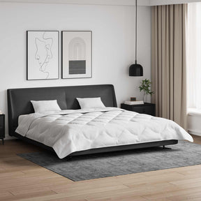 Vidaxl dekbed met kussen 3 st wit microfibre