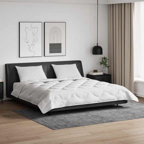 Vidaxl dekbed met kussen 3 st wit microfibre