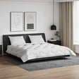 Vidaxl dekbed met kussen 3 st wit microfibre