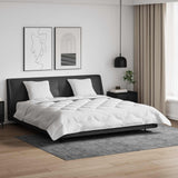 Vidaxl dekbed met kussen 3 st wit microfibre