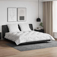 Vidaxl dekbed met kussen 3 st wit microfibre