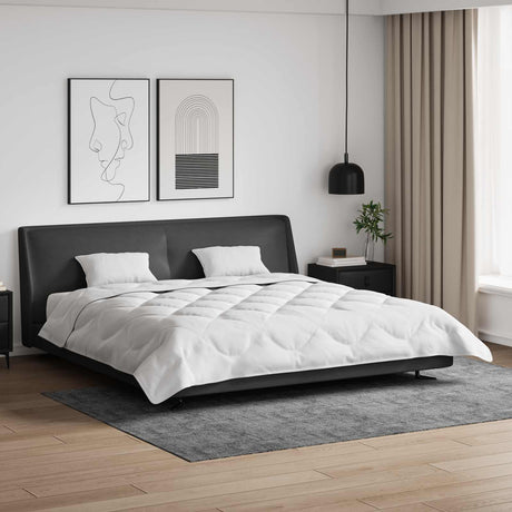 Vidaxl dekbed met kussen 3 st wit microfibre