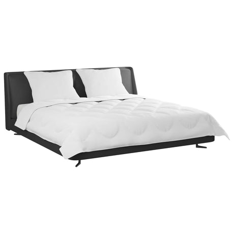 Vidaxl dekbed met kussen 3 st wit microfibre