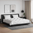 Vidaxl dekbed met kussen 3 st wit microfibre