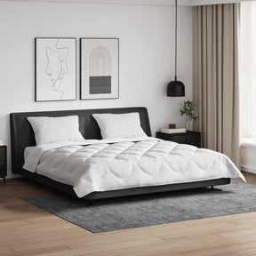 Vidaxl dekbed met kussen 3 st wit microfibre