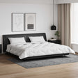 Vidaxl winter dekbed met kussen 3 st wit microvezel