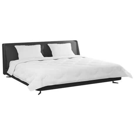 Vidaxl winter dekbed met kussen 3 st wit microvezel