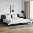 Vidaxl winter dekbed met kussen 3 st wit microvezel