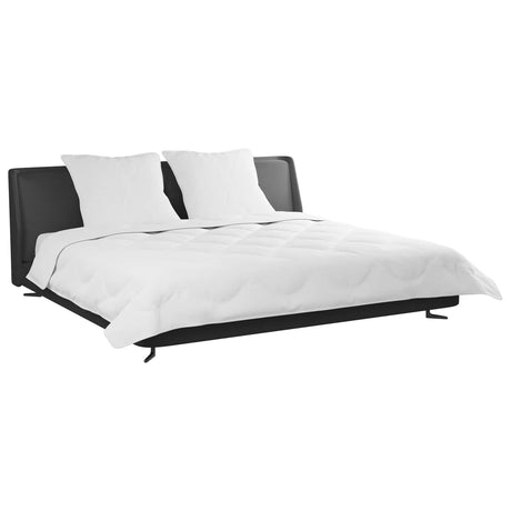 Vidaxl winter dekbed met kussen 3 st wit microvezel