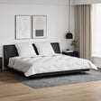 Vidaxl winter dekbed met kussen 3 st wit microvezel