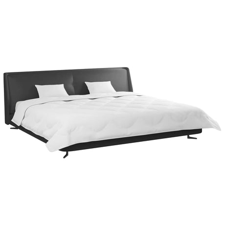 Vidaxl winter dekbed met kussen 3 st wit microvezel