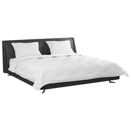 Vidaxl dekbedset met kussen 3 st wit microvezel