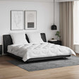 Vidaxl dekbed met kussen 3 st wit microfibre
