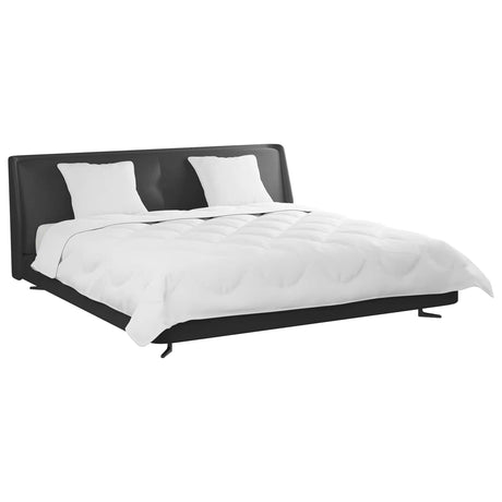 Vidaxl dekbed met kussen 3 st wit microfibre