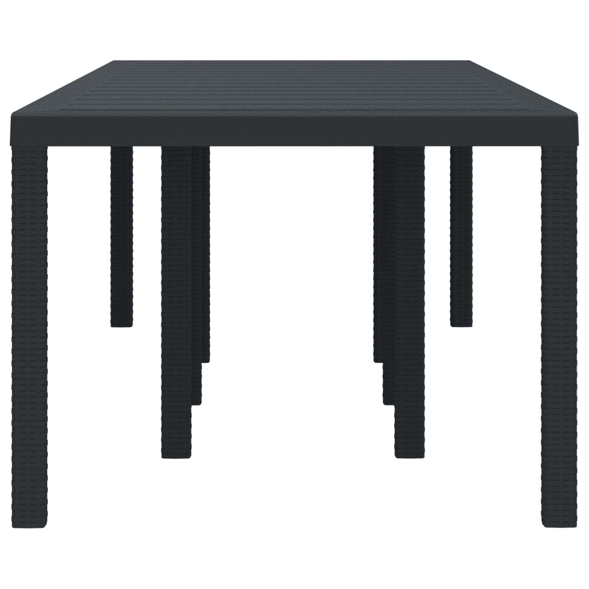 Vidaxl weerbestendige tuintafel antraciet 250 x 100 x 73 cm