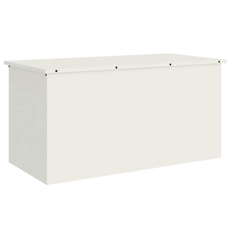 Vidaxl buitenopslagdoos wit 100 x 50,5 x 50 cm staal