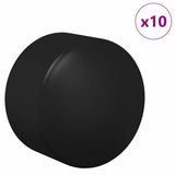Vidaxl voetbaltafel eindkappen 10 pcs zwart 1,9 x 1,9 x 1,6 cm