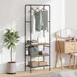 Vidaxl kledingrek artisan eiken 60 x 30 x 171 cm bewerkt hout