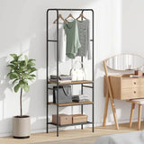 Vidaxl kledingrek artisan eiken 60 x 30 x 171 cm bewerkt hout