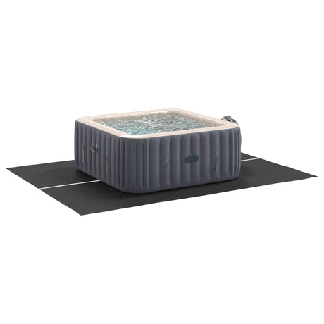 Vidaxl zwembad grondzeil 300 x 220 x 0,1 cm rechthoekig zwart