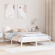Vidaxl bedframe wit 160 x 200 cm massief grenenhout
