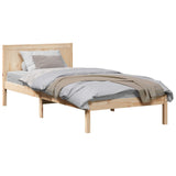 Vidaxl bedframe bruin 90 x 190 cm massief grenenhout