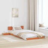 Vidaxl bedframe bruin 100 x 200 cm hout