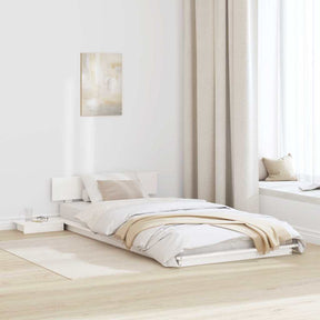 Vidaxl bedframe wit 80 x 200 cm hout