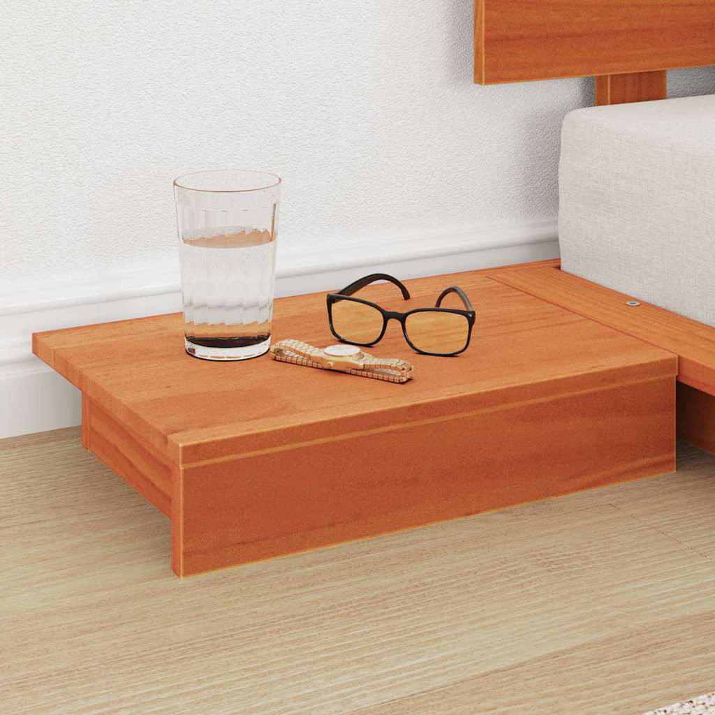 Vidaxl bedframe bruin 80 x 200 cm hout