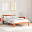 Vidaxl bedframe wasbruin 120 x 190 cm massief grenenhout