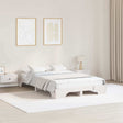 Vidaxl bedframe wit 135 x 190 cm massief grenenhout