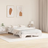Vidaxl bedframe wit 135 x 190 cm massief grenenhout