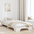 Vidaxl bedframe wit 75 x 190 cm massief grenenhout