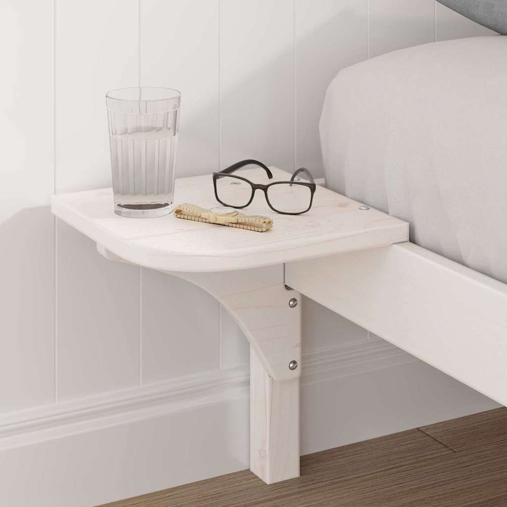 Vidaxl bedframe wit 180 x 200 cm massief grenenhout