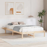 Vidaxl bedframe naturel 120 x 200 cm massief grenenhout