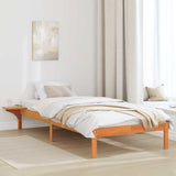 Vidaxl bedframe wasbruin 90 x 200 cm massief grenenhout