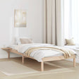 Vidaxl bedframe naturel 90 x 190 cm massief grenenhout