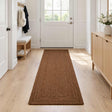 Vidaxl gebied tapijt grijs 60 x 250 cm jute