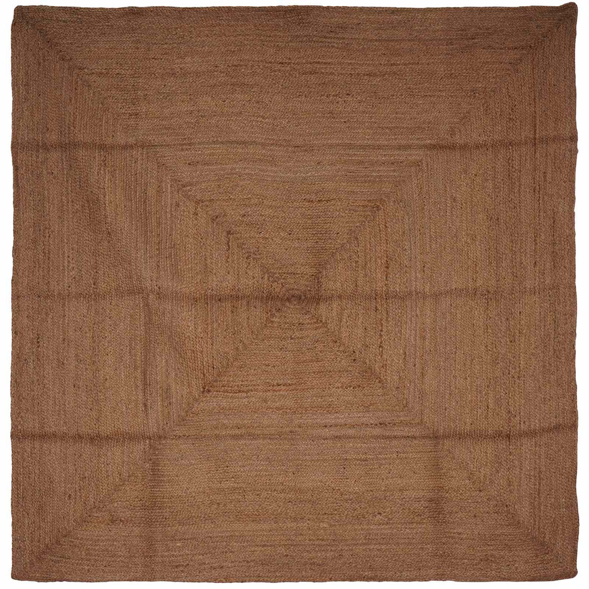 Vidaxl gebied tapijt grijs 200 x 200 cm jute