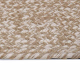 Vidaxl vloerkleden vierkant natuurlijk en wit 240 x 240 cm jute