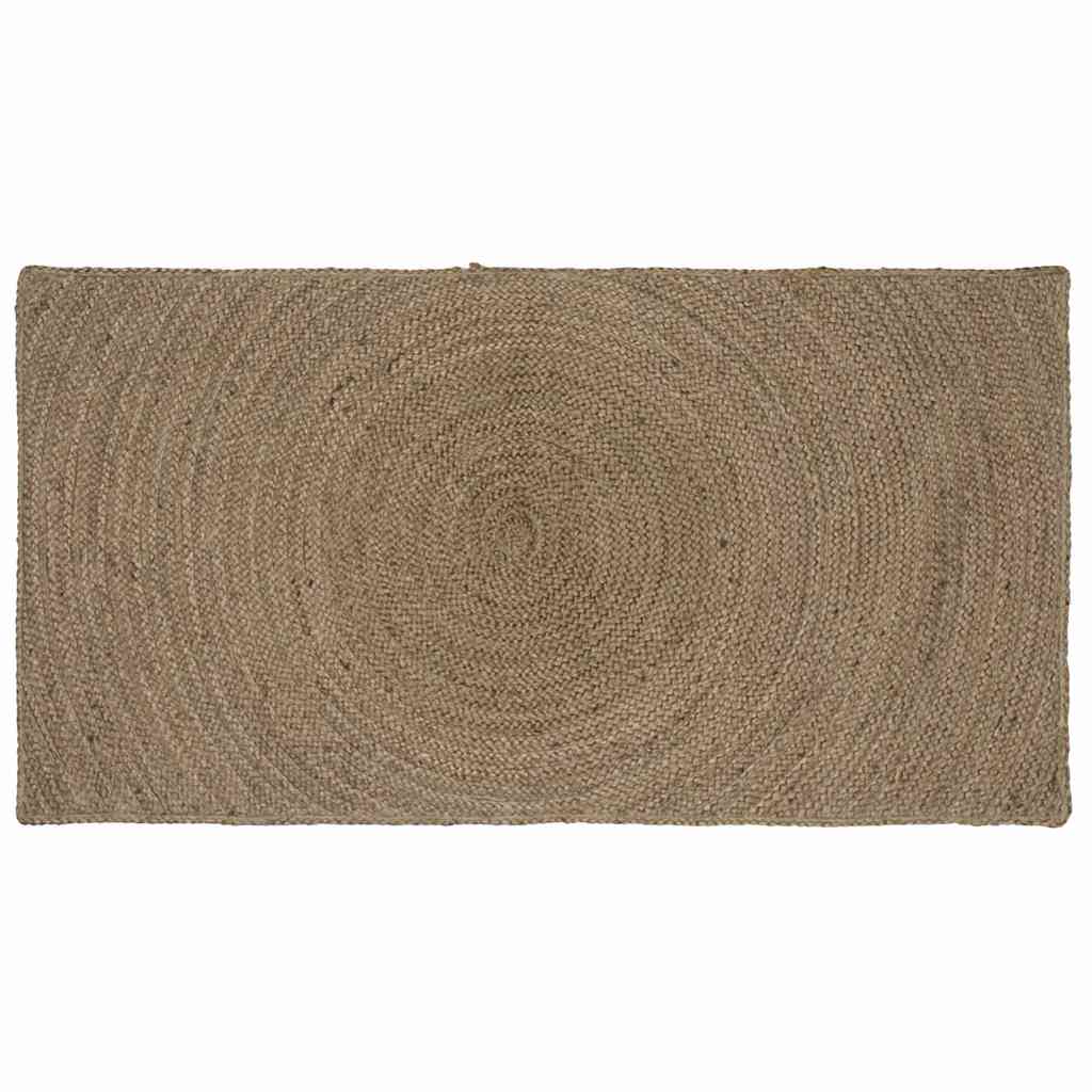 Vidaxl vloerkleden rechthoekig grijs 80 x 150 cm jute