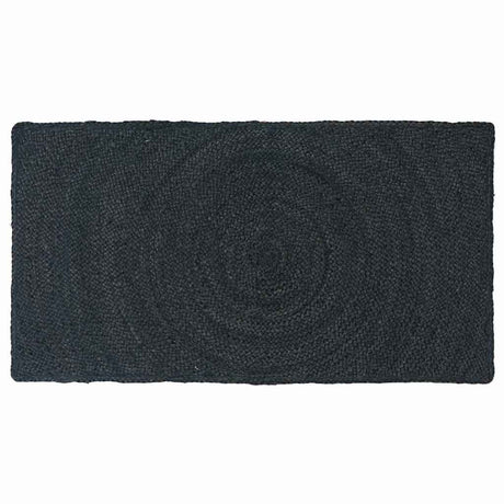 Vidaxl vloerkleden rechthoekig donkergrijs 60 x 110 cm jute
